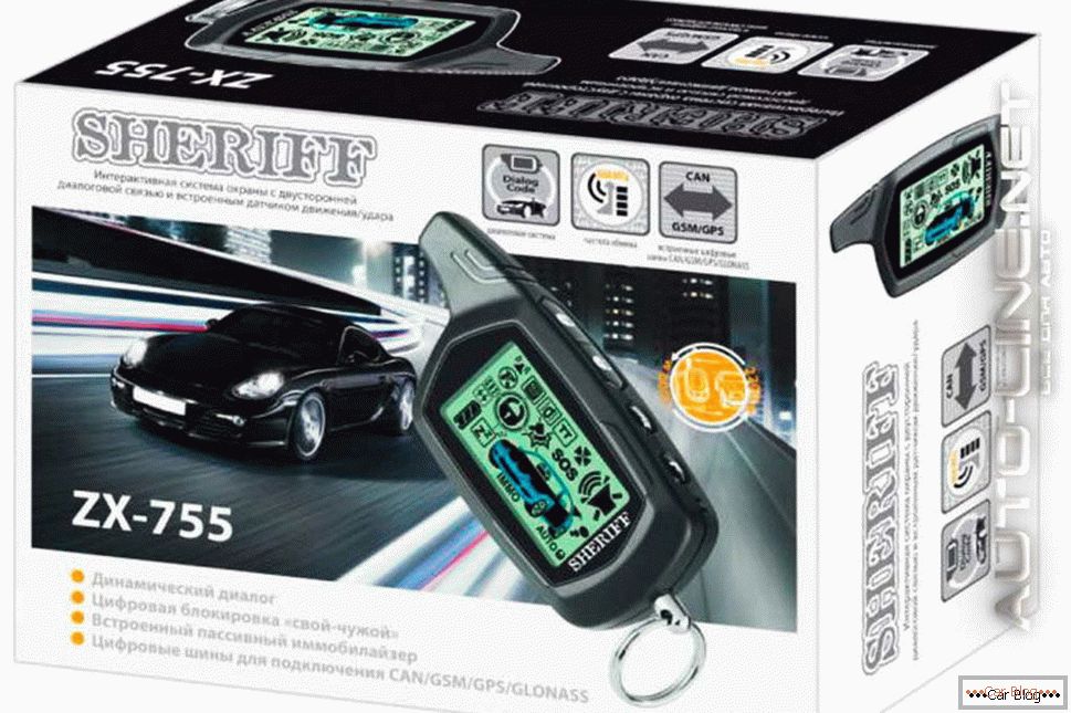 Auto alarm Sheriff ZX-755