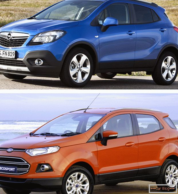 Automobily Opel Mokka a Ford Ekosport - jasné predstavy mini-SUV