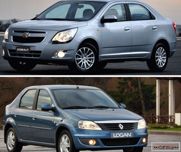 Porovnanie vozidiel Renault Logan a Chevrolet Cobalt