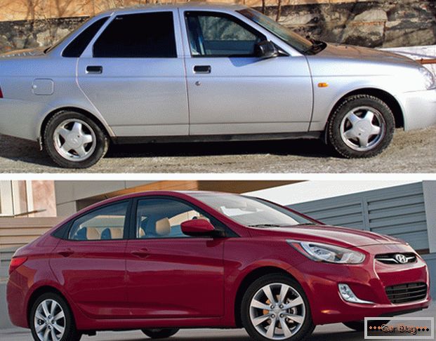 LADA Priora a Hyundai Accent sa vďaka mnohým faktorom stali konkurentmi na ruskom trhu.