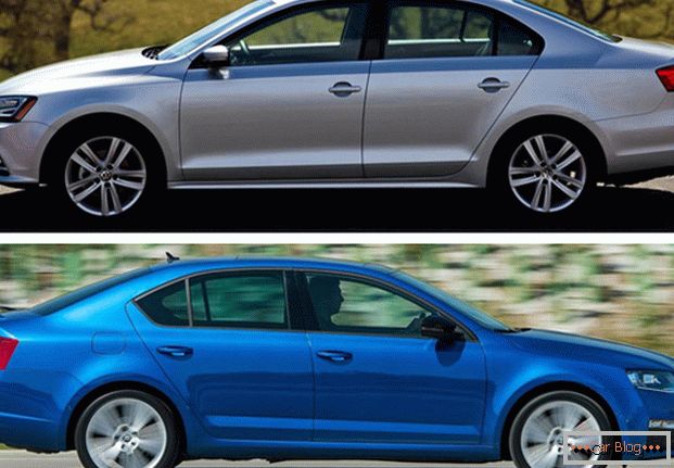 Niektorí z najlepších predstaviteľov golfových vozidiel sú Volkswagen Jetta a Škoda Octavia.