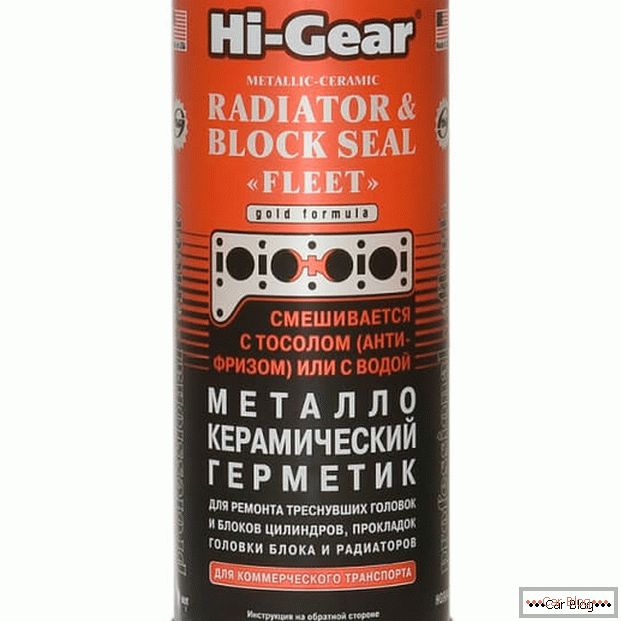 Tesniaca hmota chladiacej kvapaliny Hi-Gear