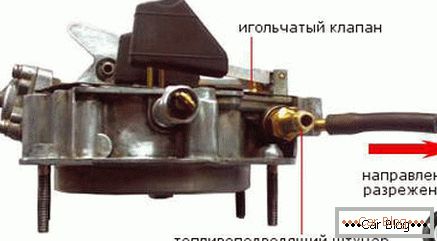karburátor ihlový ventil