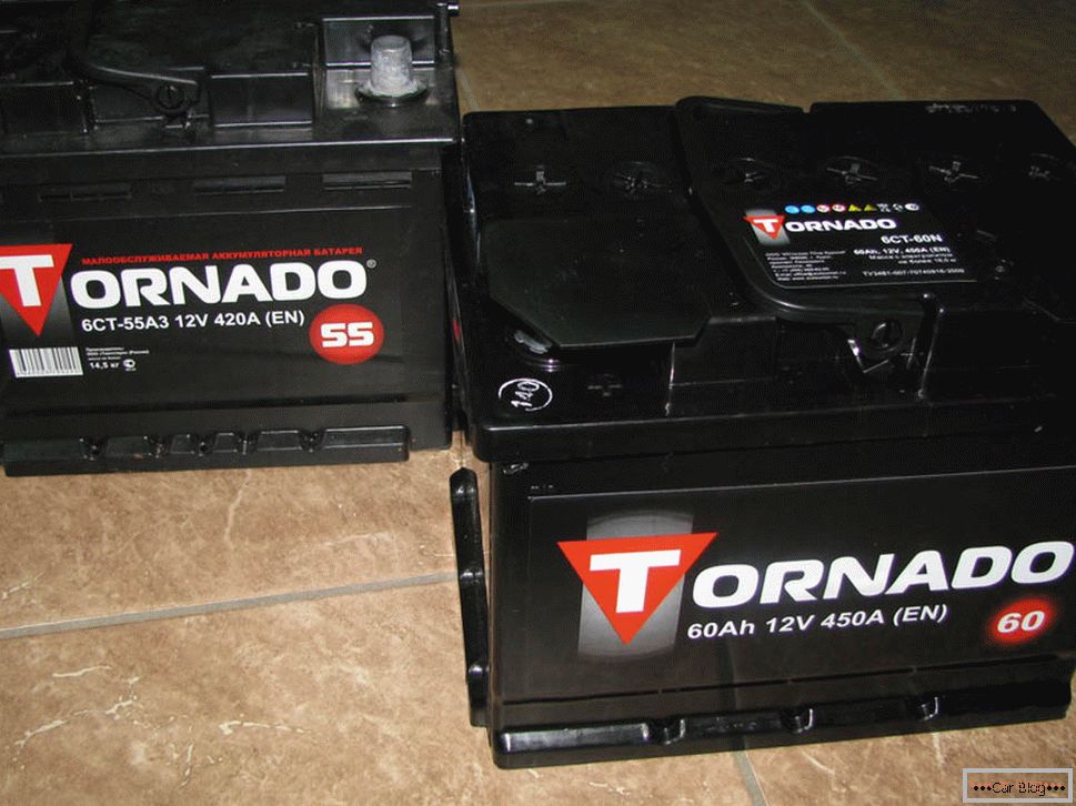 Typ batérie typu Tornado