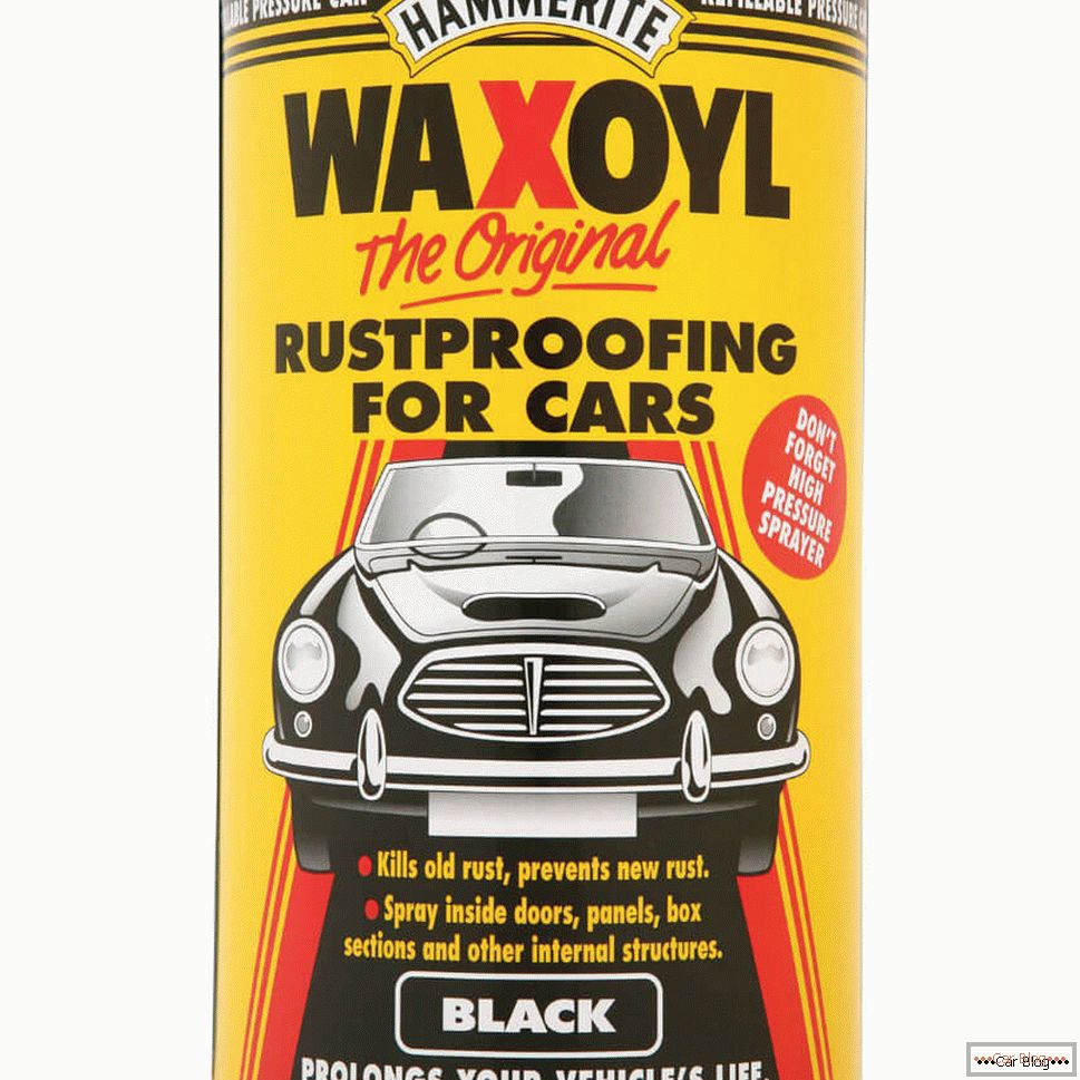 Waxoyl starožitné auto