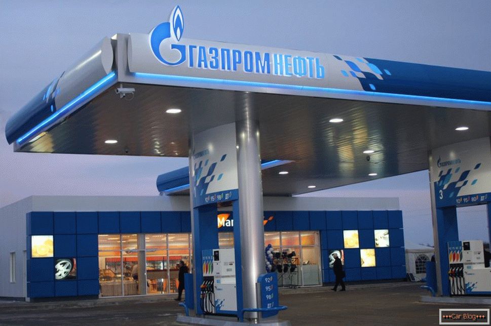Plynová stanica Gazpromneft v Rusku