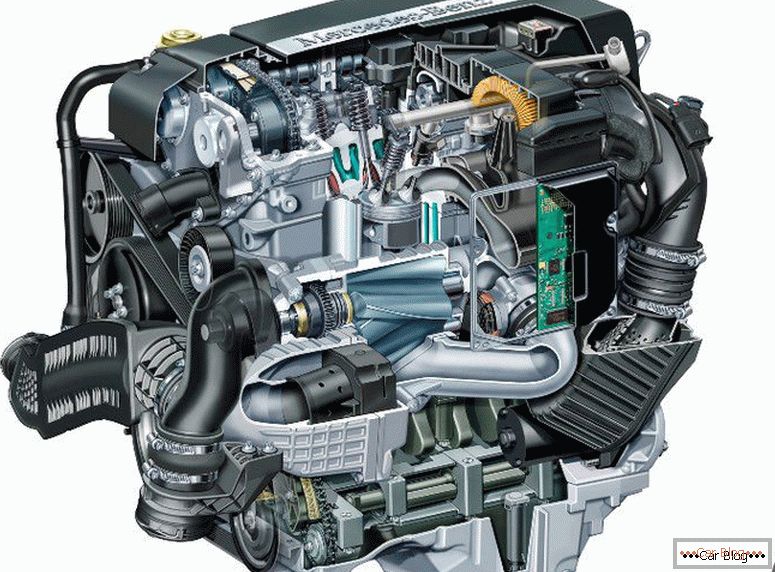 Benzínový motor Mercedes-Benz W203