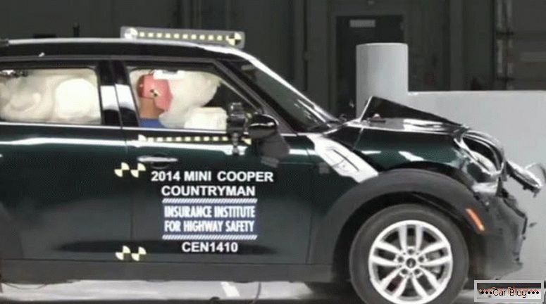 Bezpečnosť vozidla Mini Cooper