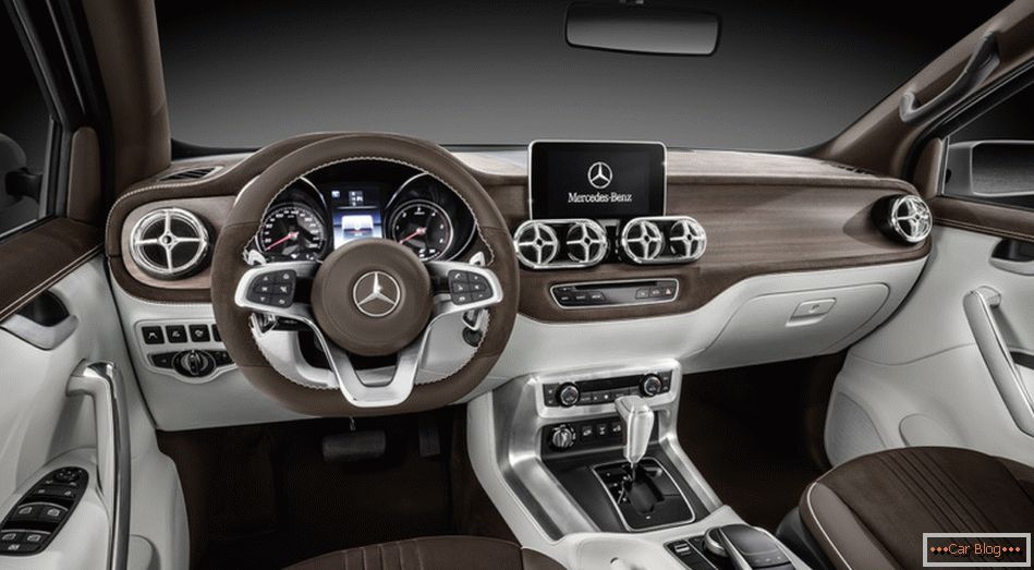 Немцы представили концепт нового пикапа Mercedes-Benz X-trieda