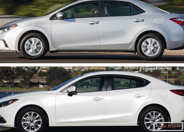 Mazda 3 a Toyota Corolla - obe vozy sa môžu pochváliť pozitívnymi vlastnosťami