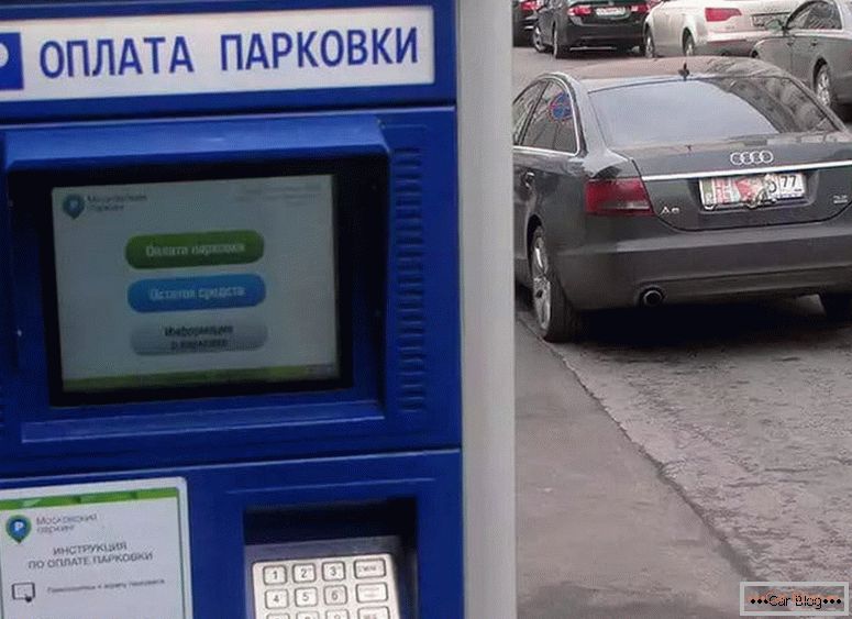 aké sú spôsoby platby za parkovanie v Moskve