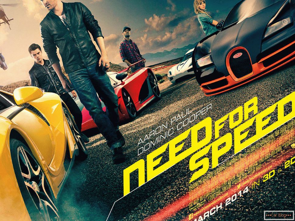 Plagát pre film Need for Speed