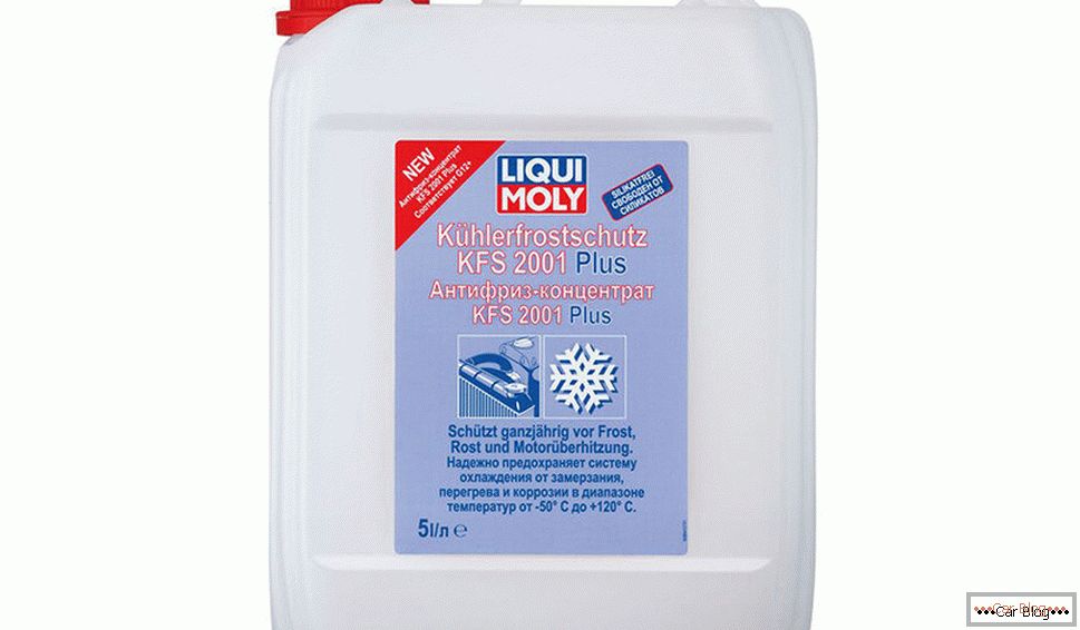 Nemrznúca kvapalina od firmy Liqui Moly