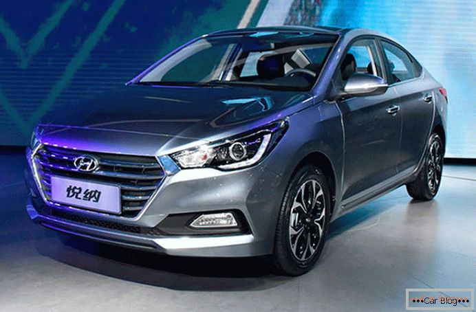 Čínska verzia spoločnosti Hyundai Solaris