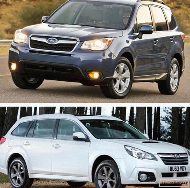 Subaru Outback и Subaru Forester - японский vagón против японского SUVа