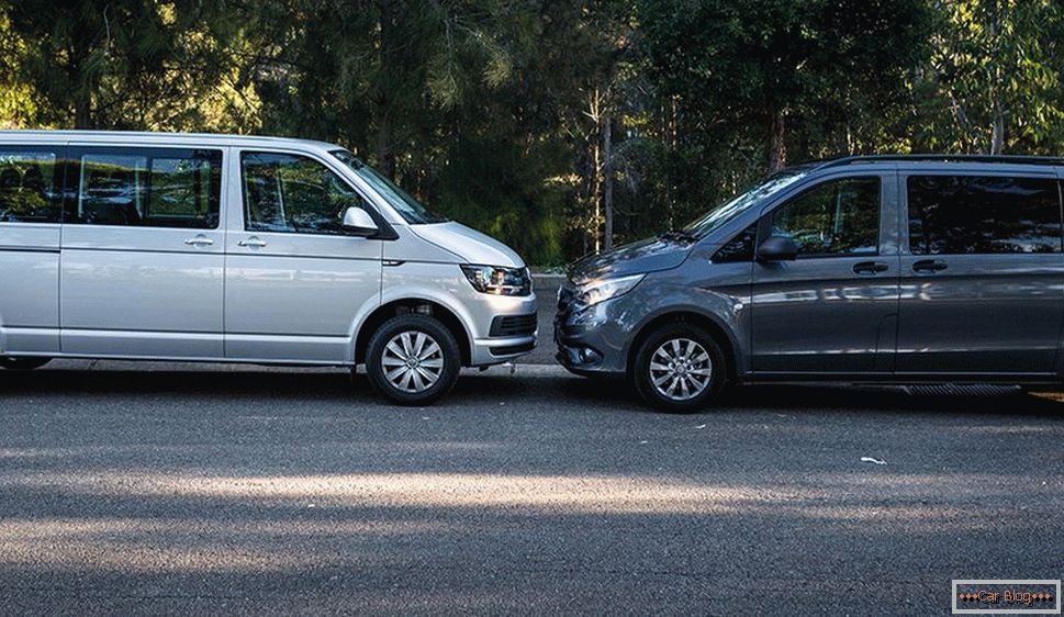 Ktorý minivan si môžete vybrať: Mercedes-Benz Vito alebo Volkswagen Transporter T5