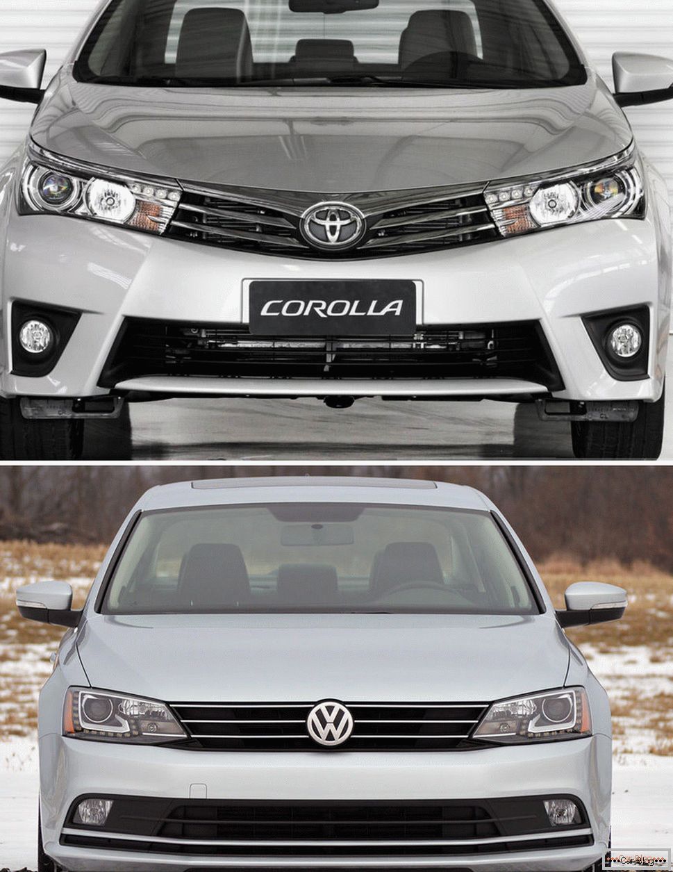 Toyota Corolla je Volkswagen Jetta