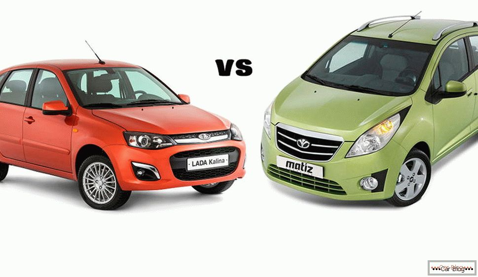 Ktoré auto si môžete vybrať: Daewoo Matiz alebo Lada Kalina