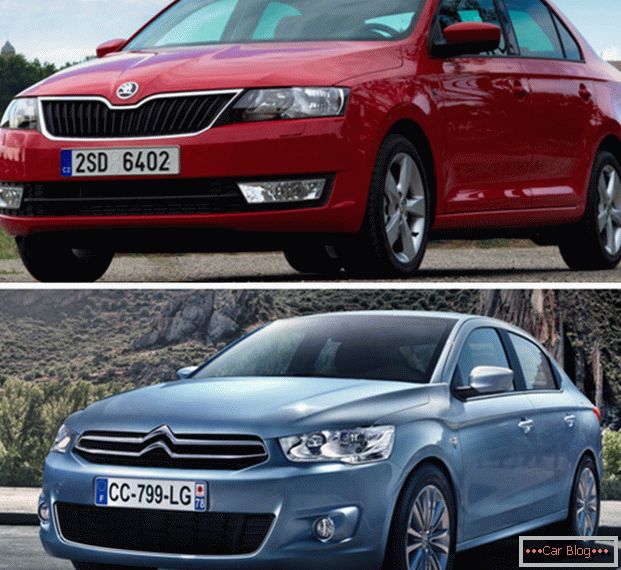 Porovnanie automobilov Škoda Rapid a Citroen S-Elise