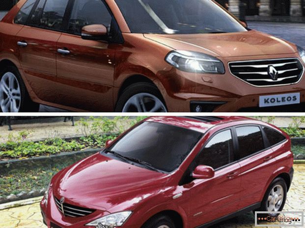 Porovnaj autá Renault Koleos a SsangYong Actyon
