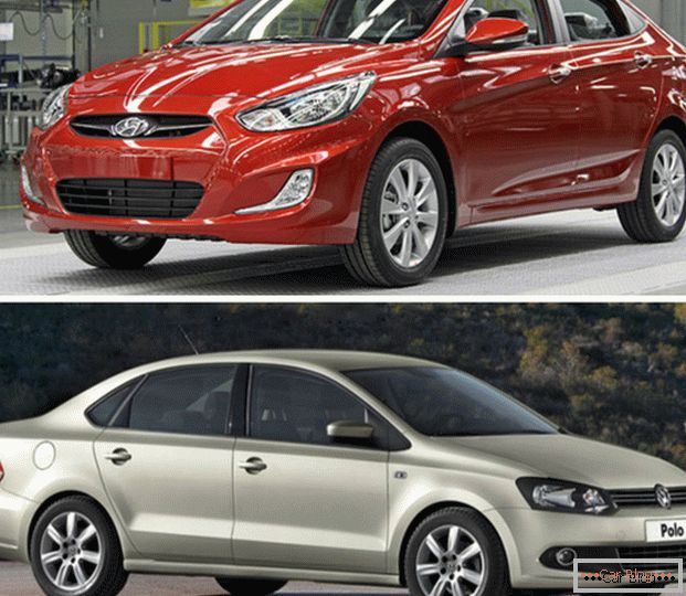 Porovnanie automobilov Hyundai Solaris a Volkswagen Polo