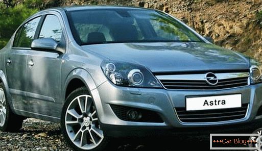 Špecifikácie rodiny Opel Astra