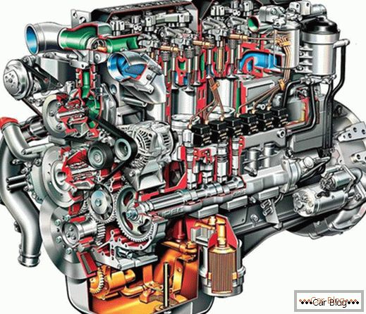 Klasický dieselový motor