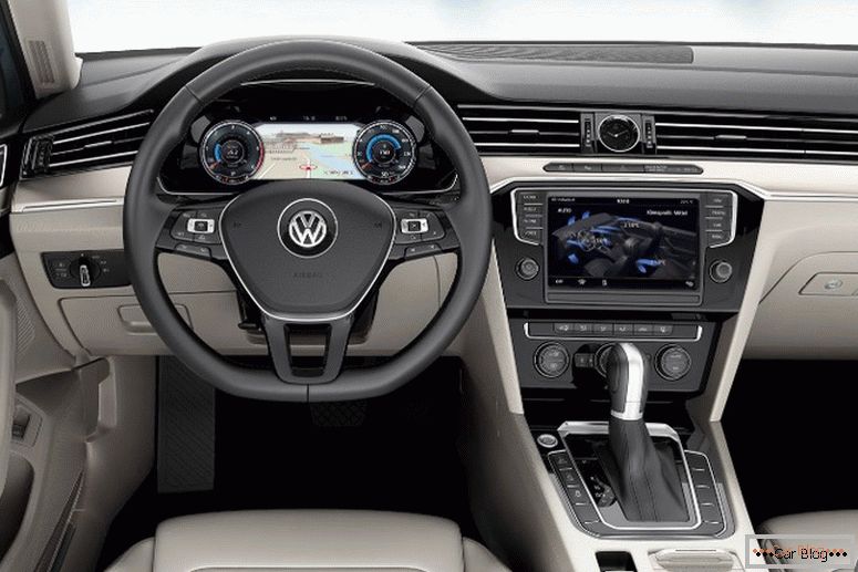 Vnútorné prevedenie Volkswagen Passat B8